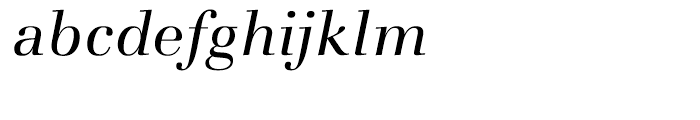 Basilia Italic Font LOWERCASE