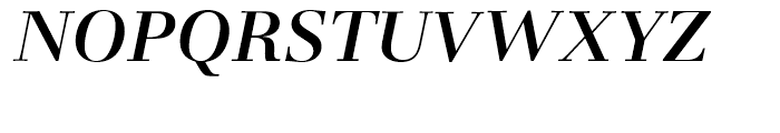 Basilia Medium Italic Font UPPERCASE