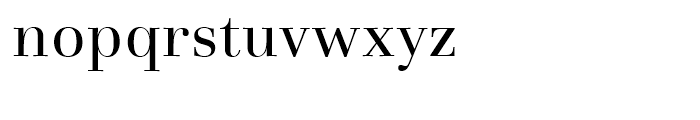 Basilia Regular Font LOWERCASE