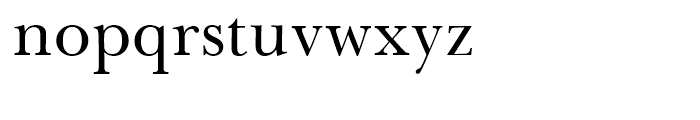 Baskerville Handcut Regular Font LOWERCASE