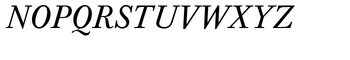 Baskerville Italic Font UPPERCASE