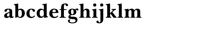Baskerville LT Greek Bold Font LOWERCASE
