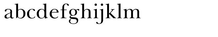Baskerville LT Greek Upright Font LOWERCASE
