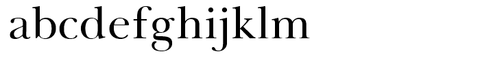 Baskerville LT Upright Font LOWERCASE