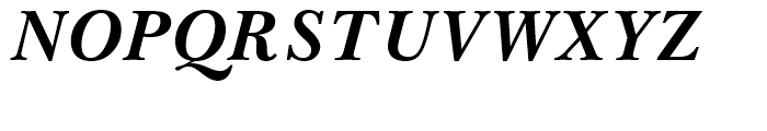 Baskerville No 2 Bold Italic Font UPPERCASE