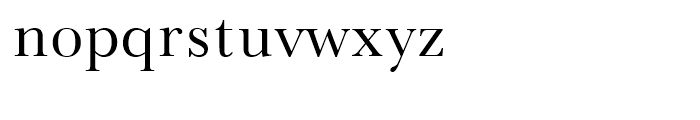 Baskerville No 2 Roman Font LOWERCASE
