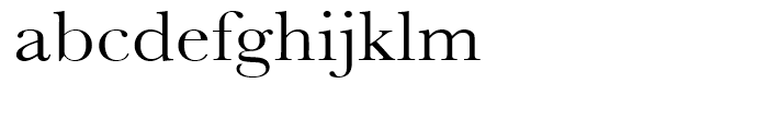 Baskerville Regular Extra Wide Font LOWERCASE