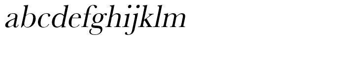 Baskerville Regular Narrow Oblique Font LOWERCASE