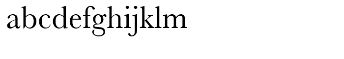 Baskerville Regular Narrow Font LOWERCASE