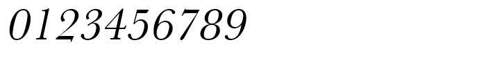 Baskerville Regular Oblique Font OTHER CHARS