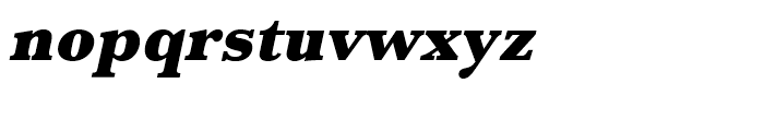 Baskerville Ultra Bold Narrow Oblique Font LOWERCASE