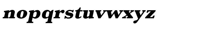 Baskerville Ultra Bold Oblique Font LOWERCASE