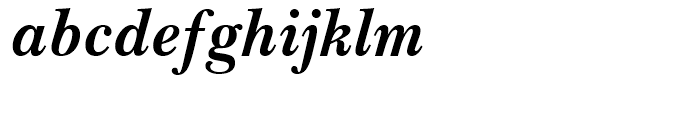 Baskerville WGL Bold Italic Font LOWERCASE