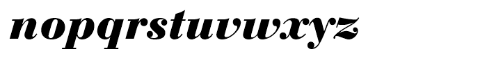 Bauer Bodoni Bold Italic Font LOWERCASE