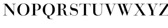 Bauer Bodoni Titling No2 Font LOWERCASE