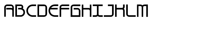 Bauhau Bold Font UPPERCASE