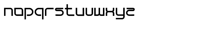 Bauhau Bold Font LOWERCASE