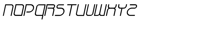 Bauhau Italic Font UPPERCASE