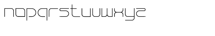 Bauhau Light Font LOWERCASE