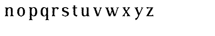 Bay Tavern Fill L Regular Font LOWERCASE