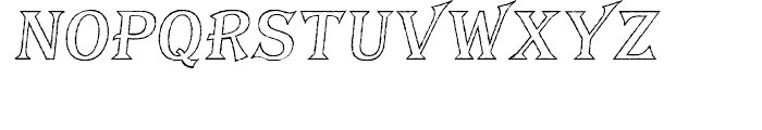 Bay Tavern Out Italic Font UPPERCASE