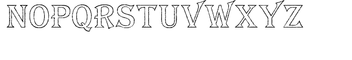 Bay Tavern Out S Regular Font UPPERCASE