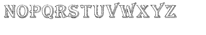 Bay Tavern Out SL Regular Font LOWERCASE