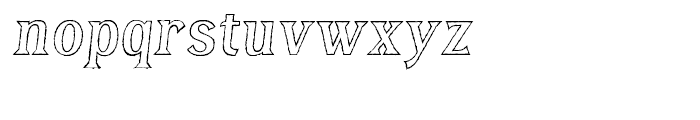 Bay Tavern Out X Italic Font LOWERCASE