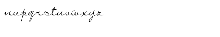 Bayern Handschrift NF Regular Font LOWERCASE