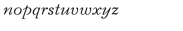 Bazhanov Italic Font LOWERCASE