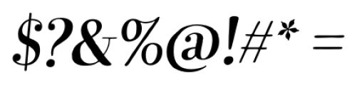 Bach Black Italic Font OTHER CHARS