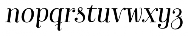 Bach Bold Italic Font LOWERCASE