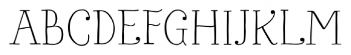 Bach Extra Light Font UPPERCASE