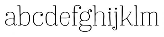 Bach Extra Light Font LOWERCASE