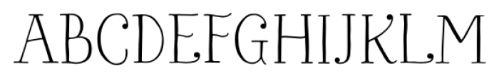 Bach Light Font UPPERCASE