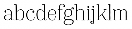 Bach Light Font LOWERCASE