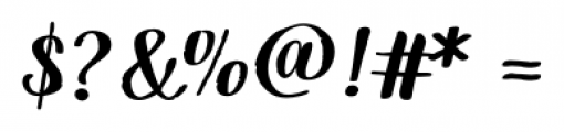 Bach Script Bold Font OTHER CHARS