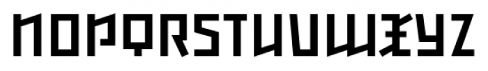 Backstein Alternates Regular Font UPPERCASE