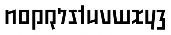 Backstein Alternates Regular Font LOWERCASE
