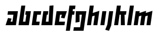 Backstein Bold Italic Font LOWERCASE