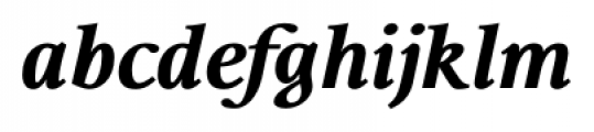 Bague Caption Bold Italic Font LOWERCASE