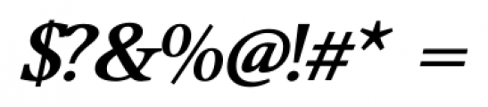 Bague Caption DemiBold Italic Font OTHER CHARS