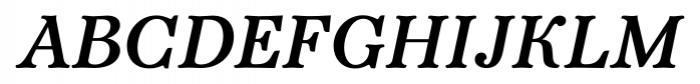 Bajka Bold Italic Font UPPERCASE