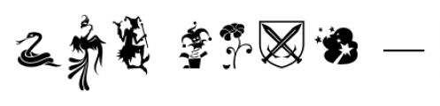 Bajka Symbols And Ornaments Font OTHER CHARS