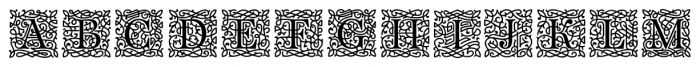 Bajka Symbols And Ornaments Font UPPERCASE
