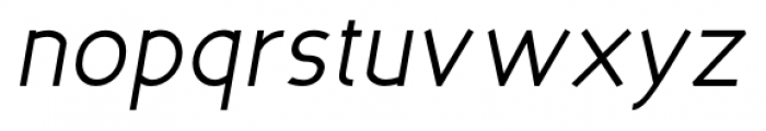 Bakersfield SemiBold Italic Font LOWERCASE
