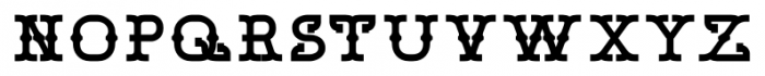 Bamberforth Bold Font LOWERCASE