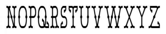 Bamberforth Condensed Font UPPERCASE