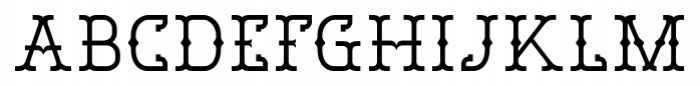 Bamberforth Regular Font UPPERCASE