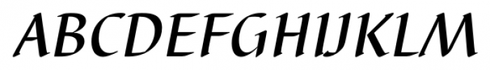 Barbedor FS Medium Italic Font UPPERCASE